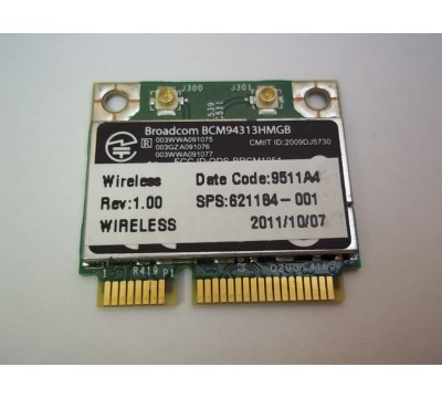 HP SLATE 500 TABLET BROADCOM WIRELESS WIFI WLAN HALF MINI B/G/N CARD 621184-001