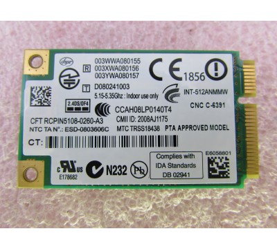 Intel Wireless Wifi Network Card P/N 43Y6493