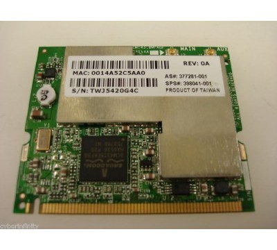 HP/Broadcom 398041-001 dv5000 Mini PCI Wireless Card
