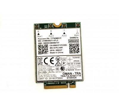 59X27 Dell Latitude 5420 5424 7424 OEM T77W968 DW5821e Snapdragon X20 LTE 1Gbps 4G Card