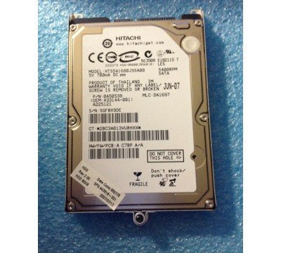 80GB HITACHI SATA 2.5" HDD - HP OEM PART# 433144-001