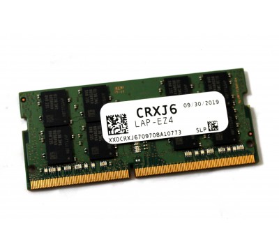 CRXJ6 Dell OEM 16GB 2Rx8 PC4-2666V 2666MHz Laptop Memory Module