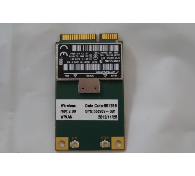 HP 2570P hs2350 HSPA+ MOBILE BROADBAND MODULE WWAN ERICSSON CARD 668969-001