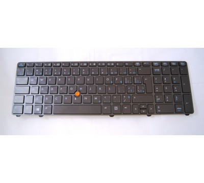HP EliteBook 8770w Canadian Keyboard W/ Pointing Stick 701977-DB1
