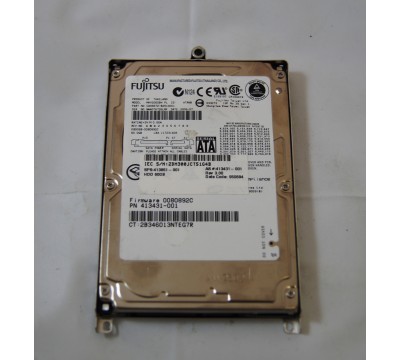 Fujitsu 2.5" Laptop 60Gb SATA HDD Hard Drive W/ Caddy MHV2060BH 413851-001