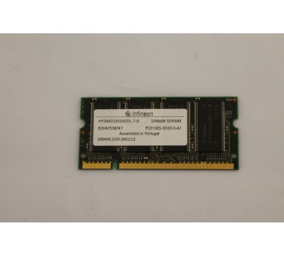 INFINEON HYS64D32020GDL-7-B 256MB, DDR, 266MHZ, PC2100