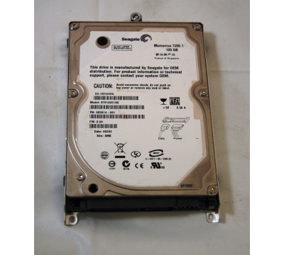 Seagate 2.5" Laptop 100Gb SATA HDD Hard Drive W/ Caddy ST910021AS 9S3014-501