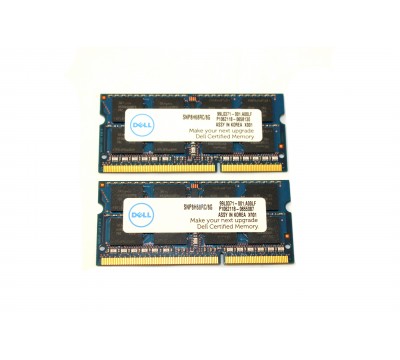 SNP8H68RC/8G Dell OEM 16GB (2x8GB) Kit 2Rx8 PC3-12800S DDR3 SODIMM Laptop Memory Module