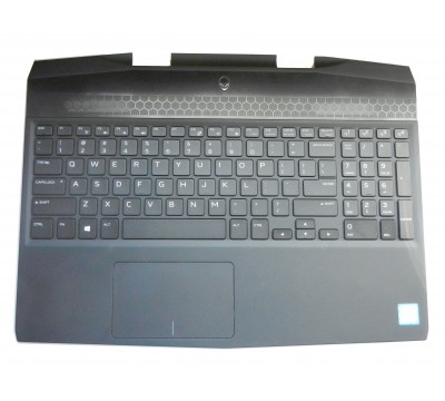 VNPDJ Dell Alienware M15 Genuine OEM Palmrest Assembly w/ Keyboard and Touchpad