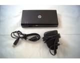 HP USB 2.0 Docking Station HSTNN-S02X W/ USB Cable & Charger 589144-001