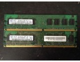 A PAIR OF SAMSUNG LAPTOP RAM M378T2953EZ3-CE6 1GB PC2-5300(2GB TOTAL)